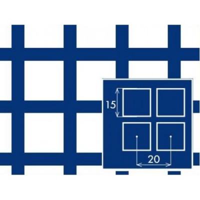 Перфорований лист сталевий 1000x2000х1,5 PC Qg15-20