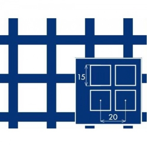 Перфорований лист сталевий 1000x2000х1,5 PC Qg15-20